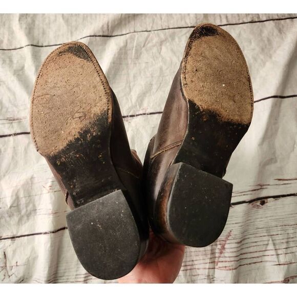 Freebird By Steven Tall Stabl Leather Boots Size 8 - Picture 4 of 7